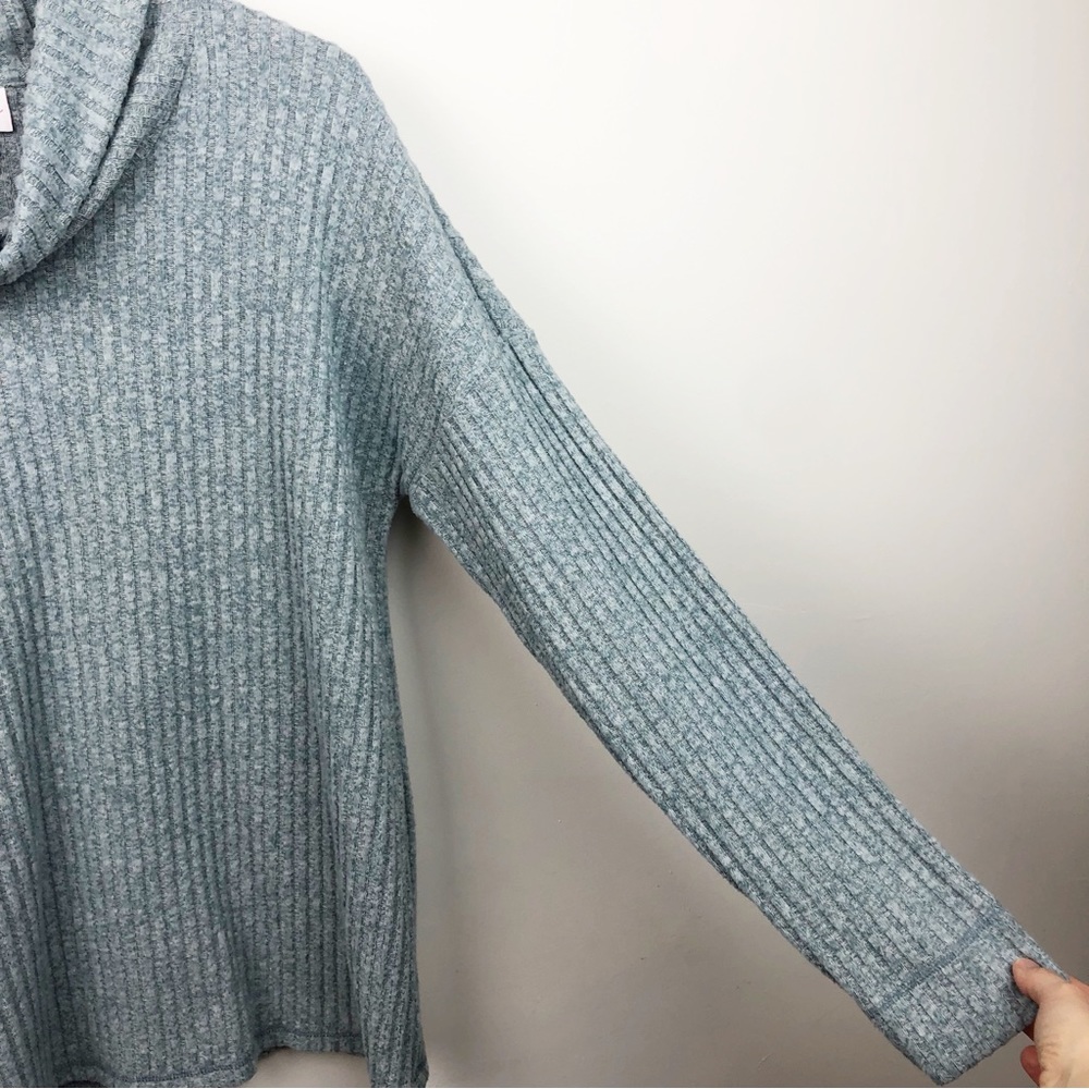 Isabel Maternity by Ingrid & Isabel Blue Ribbed Sweater - Picture 7 of 7